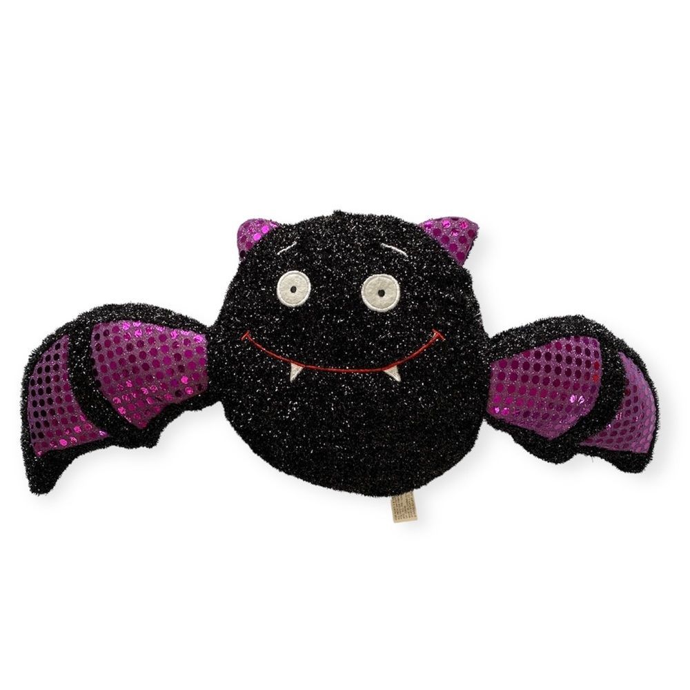 Good Stuff Black and Purple Smiling Bat Plush